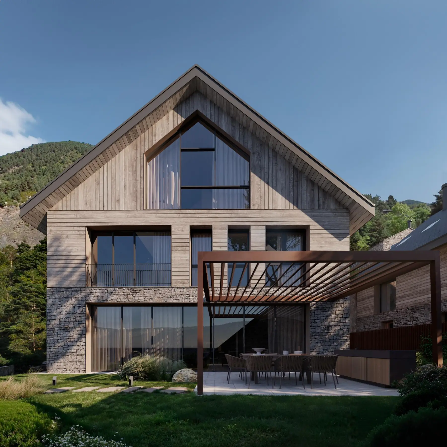 Els Cortals – Promoción de Obra Nueva de 8 Chalets Exclusivos en Encamp — foto 1 de 5