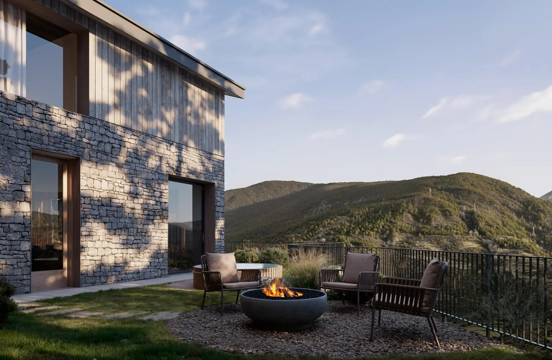 Els Cortals – Promoción de Obra Nueva de 8 Chalets Exclusivos en Encamp — foto 1 de 6