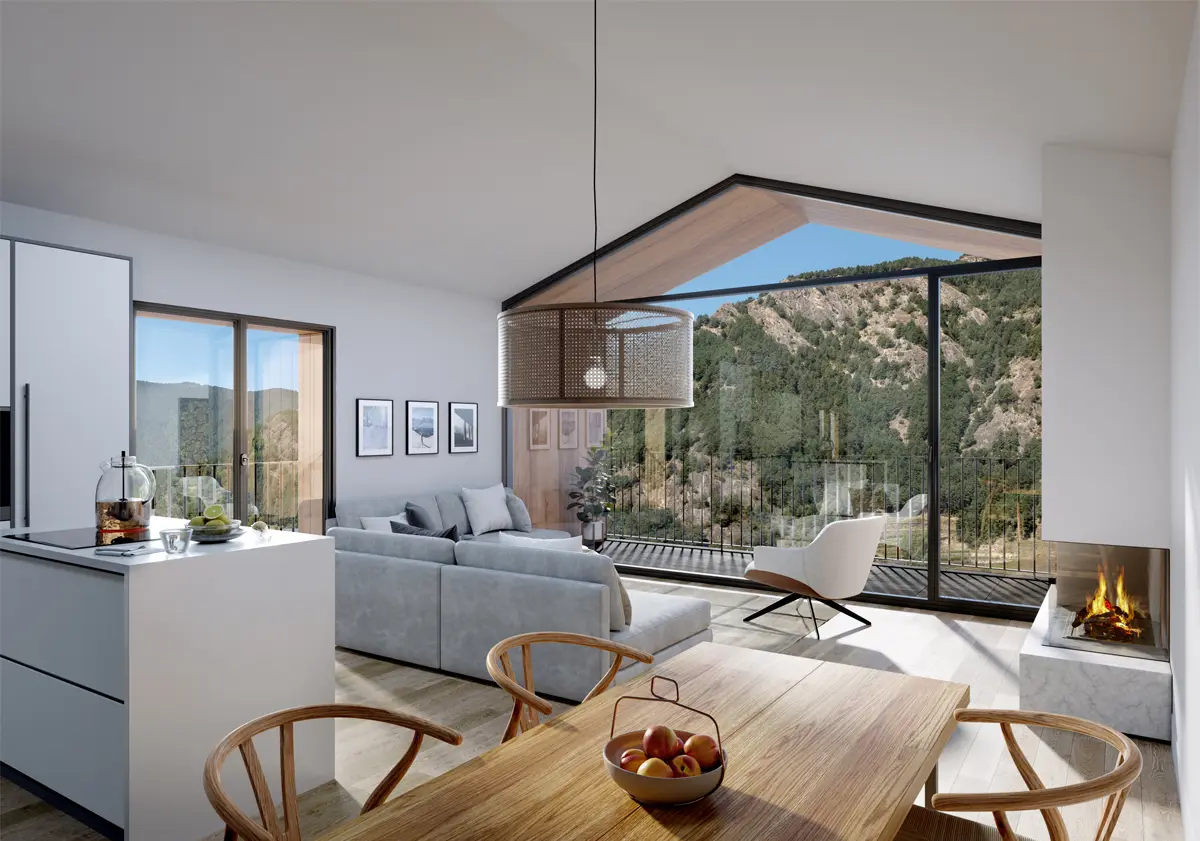 Ático en venta en Ordino, 3 habitaciones, 130 metros — foto 1 de 8